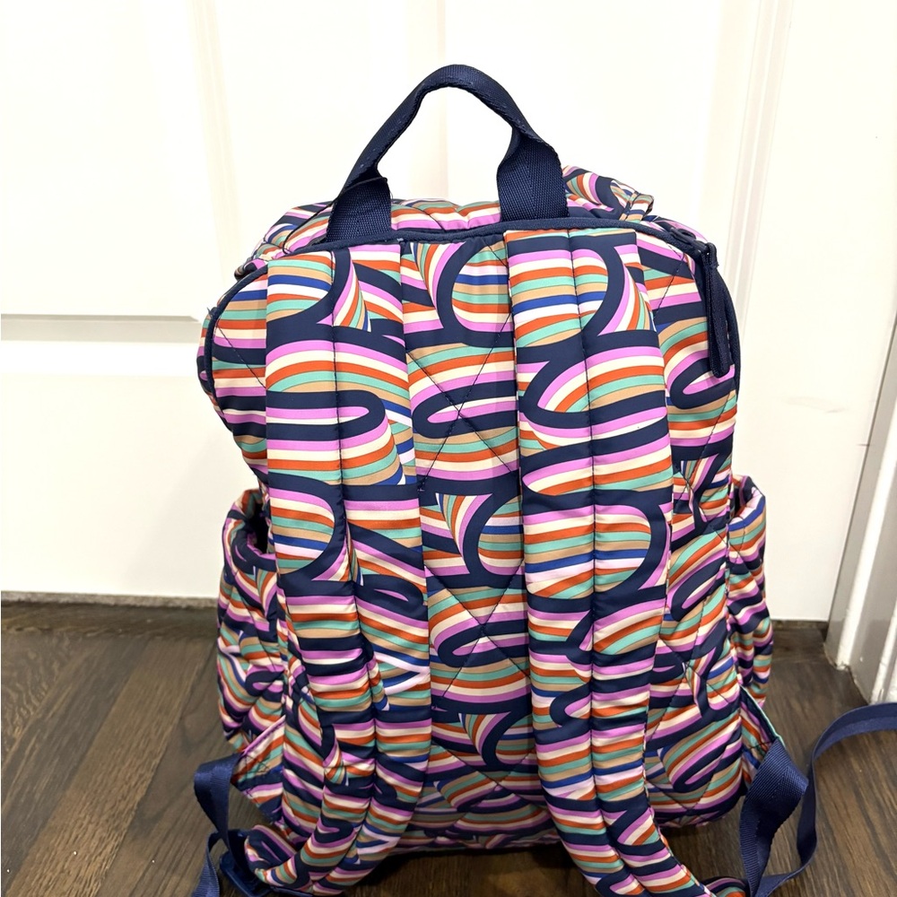 Vera Bradley Quilted Drawstring Backpack - Picture 2 of 5